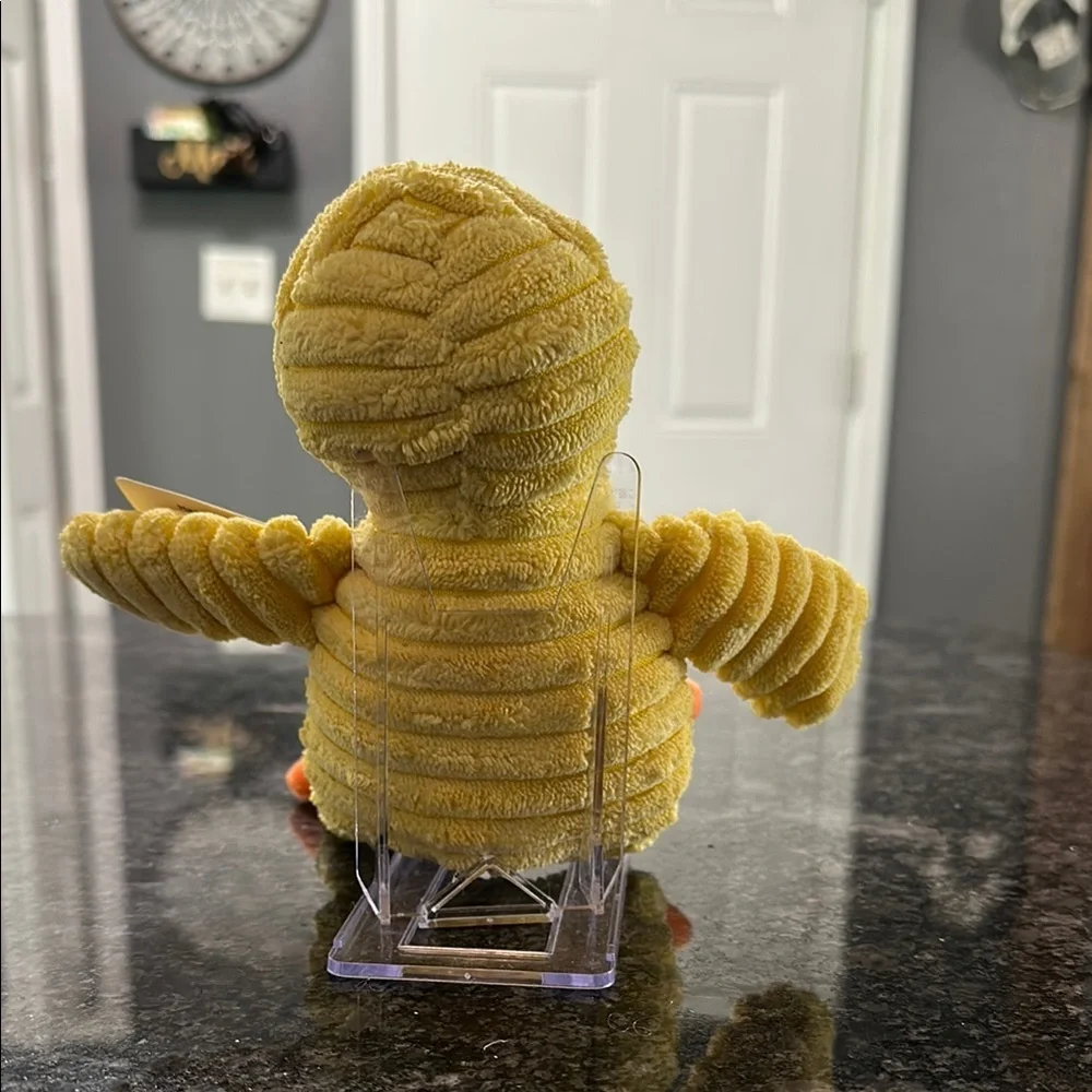Prime Pets Plush Duck Squeaky Dog Toy Yellow & Orange NWT 7” x 8” Duck Duckling
